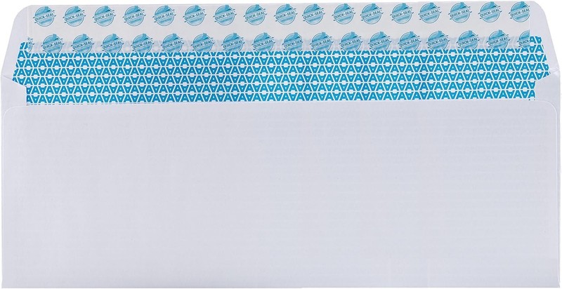 Security Self Seal Envelopes – 100 Qty |No Window, EnveGuard, 4⅛ x 9½", White... gallery