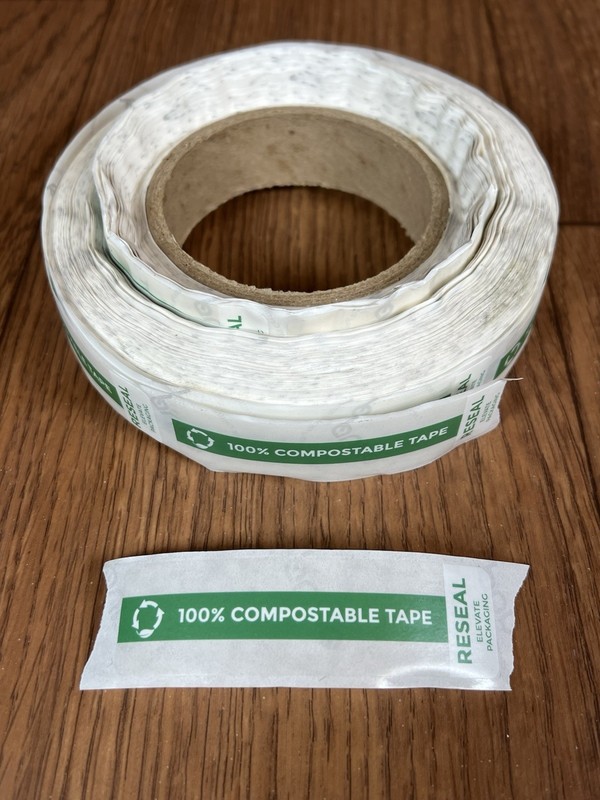 Elevate Packaging 3.5 x 1″ 100% Compostable Stickers 950+ Sticker Roll