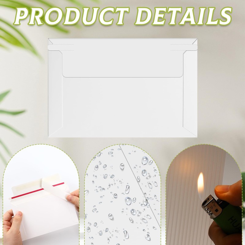 100 Pcs Trading Card Shipping Set 4 x 6'' Trading Card Protector and Envelope... gallery
