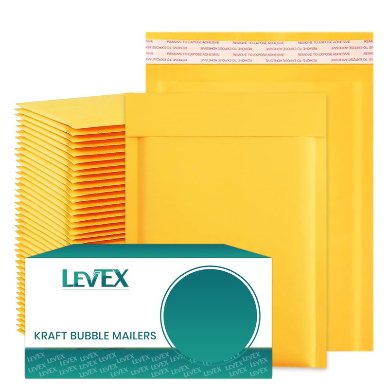 #2 8.5×12 KRAFT BUBBLE MAILERS SEAL SHIPPING BAGS ENVELOPES PADDED 8.5×11