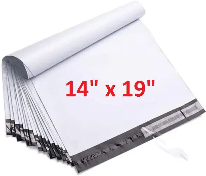 100 Pack White 14×19 Large POLY Mailer Self Seal Strong BAGS ENVELOPES SHIPPING