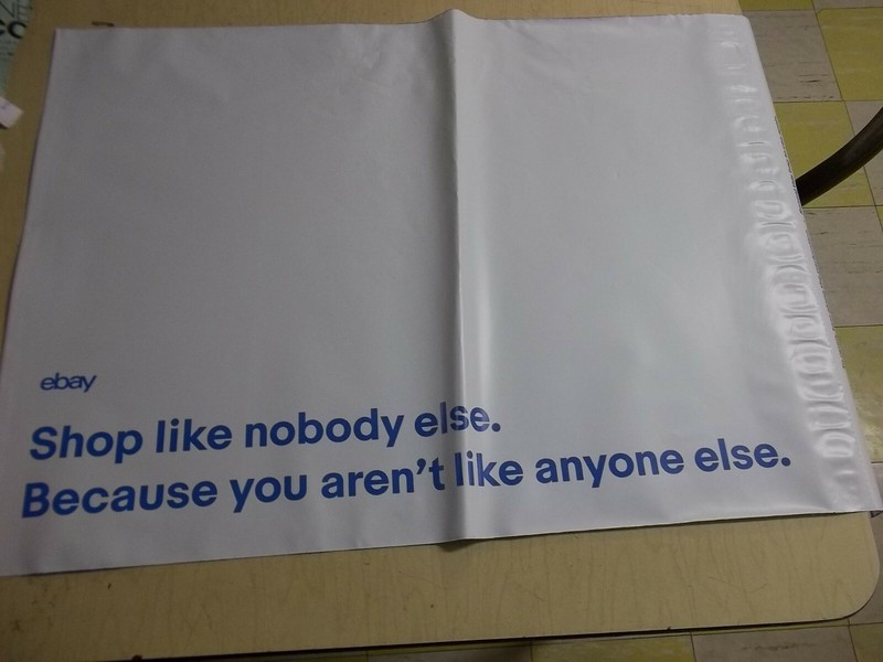 eBay Branded Polyjacket Shipping Polymailer Envelopes 6.25"x8.5" or 14.5"x18.5" gallery