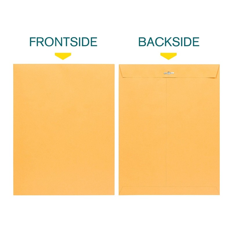EnDoc Clasp Envelopes 10x13 Inch -15 Pack Brown Kraft 10 x 13, gallery