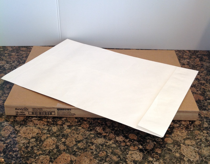 Box of 25 Quality Park Survivor QUAR5101 Tyvek Catalog Mailers 13" x 19" White gallery