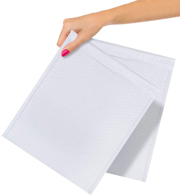 ABC PACK & SUPPLY Poly Bubble Mailers, 8.5 x 11 Inch. Pack of 25 White Padded…