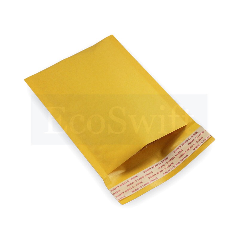 1 #000 4 x 8 EcoSwift Kraft Bubble Padded Envelopes 5 x 8 ~ X-Wide Mailers Bags gallery