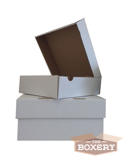 10 x 10 x 3″ Corrugated Bakery Box Mailers from The Boxery 50/pk