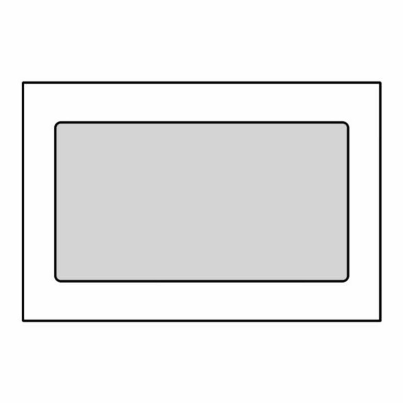 Poly Window Open Side Booklet Envelopes, 9″ x 12″, 28#, White Kraft, Side Seams