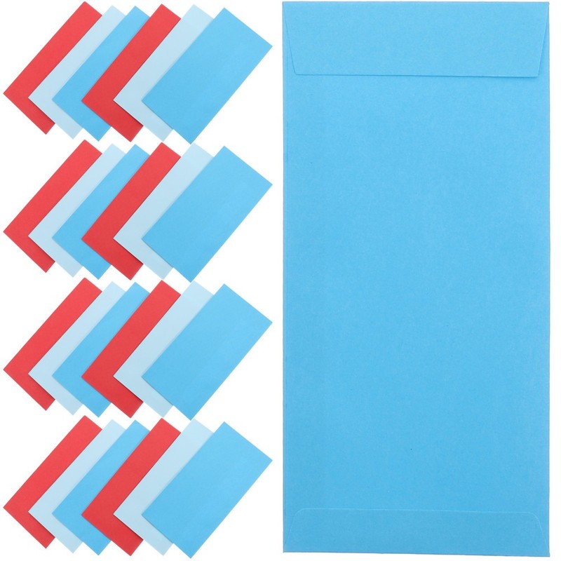 30Pcs Cash Envelopes Self Adhesive Envelopes Colorful Paper Envelopes