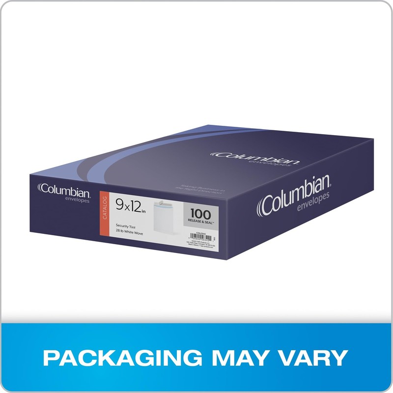 Columbian 9 x 12 Catalog Envelopes, Self Seal Closure, 28 lb White Wove, for ... gallery