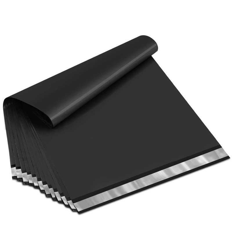 100 PCS Poly Mailers 19×24 Inch Black Shipping Bags Extra Large Waterproof