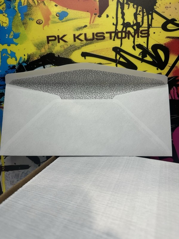 500 Qty Printmaster White Sec Envelopes - No. 10 Window 24 White Wove 72034 New gallery