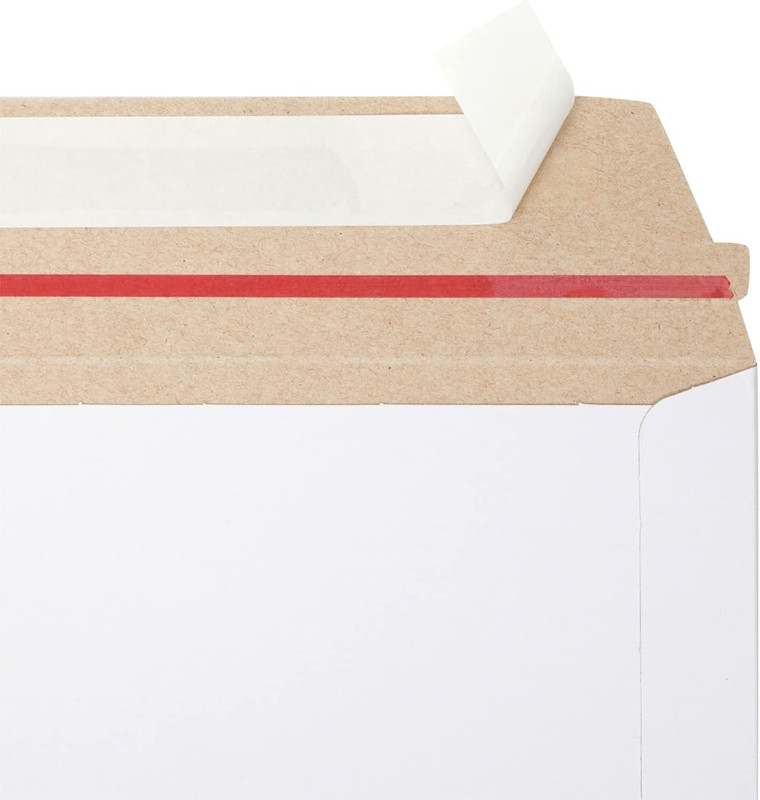 25-Pack Stay Flat Rigid Mailers 9X12 with Self Adhesive Seal, 450 GSM Sturdy Bul gallery