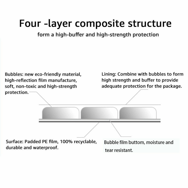1-100pcs 8.5"x12" White Color SELF Seal Poly Padded Bubble MAILERS ENVELOPES gallery