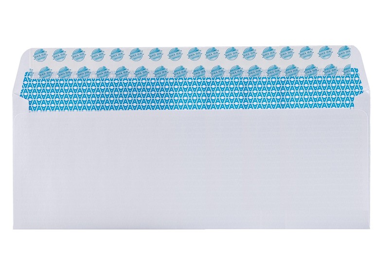 100 PCS #10 Security Self Seal Envelopes No Window 4x9 Inch White 24 LB gallery