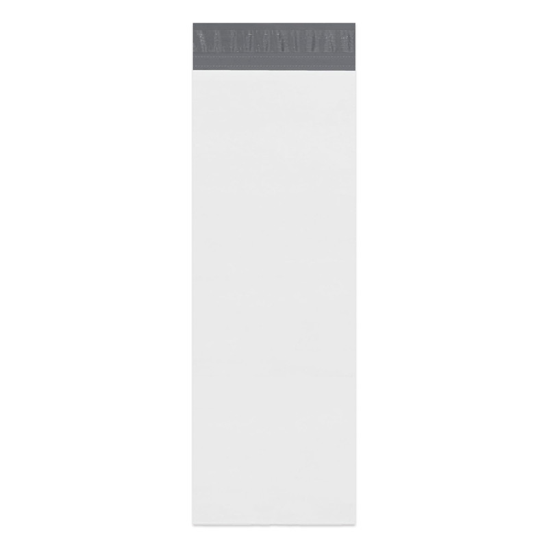 Box Usa Usa White Long Poly Mailer 9.5L X 45W Pack Of 50 Self-Sealing Durable