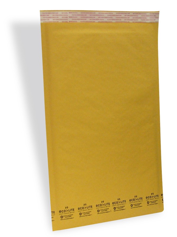 100 #6 12.5×19 Kraft Ecolite Bubble Mailers Padded Envelopesl 12.5 x 19 50.2