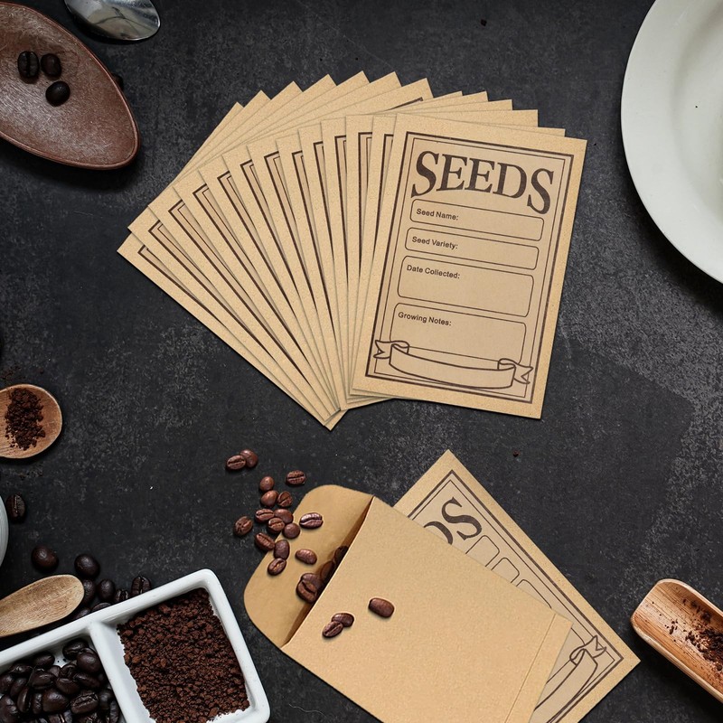 Small Seed Envelopes Organizer Resealable Storage Packets for Flower Vegetable gallery