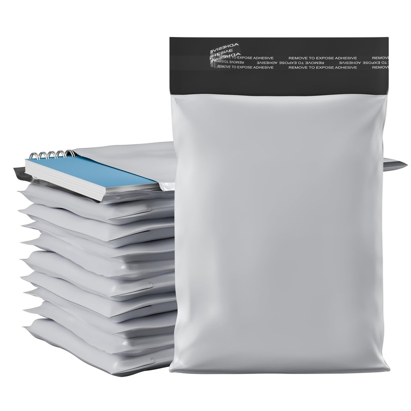 GPI – 7.5 x 10.5, 2.5 Mil Thick, Bulk Case Of 1000 – WHITE POLY MAILER ENVELOPES