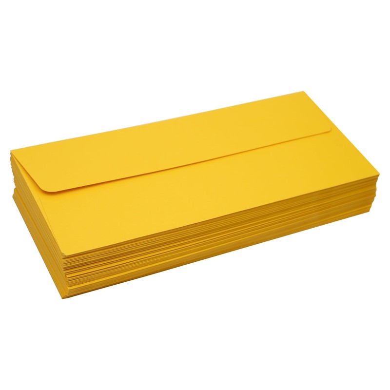 50 Pack Yellow Self Seal Envelopes Business And Personal Use Durable Printable gallery