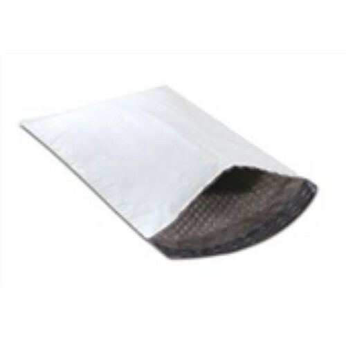 100 – #5 – 10 1/2×16″ Bubble Lined Self-Seal Poly Mailer – White