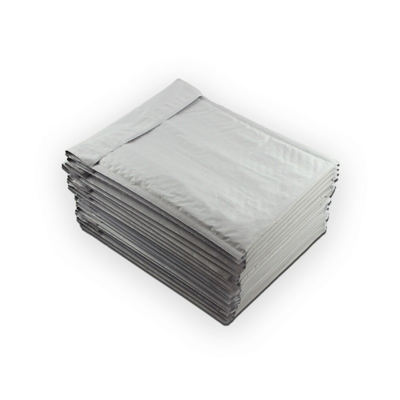 10 #0000 4x7 "EcoSwift" Brand Poly Bubble Mailers Small Padded Envelope 4" x 7" gallery