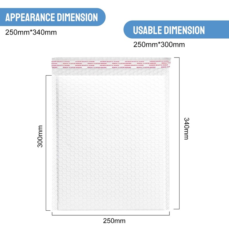 7"x9"/9.8"x11.8"/7.8"x9.8" Poly Bubble Mailers Padded Envelopes Shipping Bags gallery