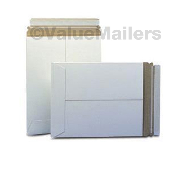 200 6″ x 6″ Rigid CD DVD Photo White Cardboard Envelopes Mailers Stay Flat PLUS