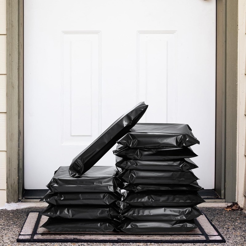 Poly Mailers 10x13 1000 Pack, Strong Adhesive Shipping Bags, Waterproof Black gallery