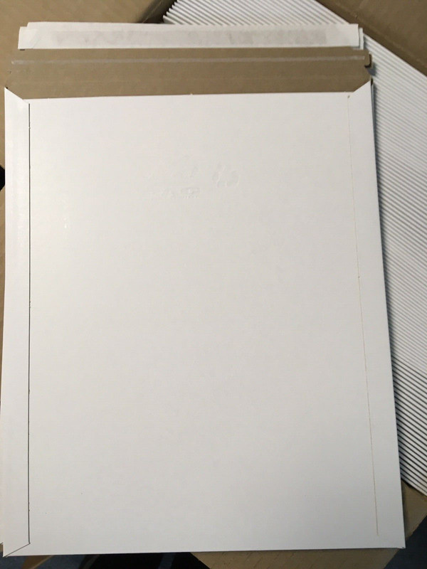 Case of 50 Pac Worldwide MJ-5 Self-Seal Stay Rigid Flat Mailer, 11" x 13 1/2"