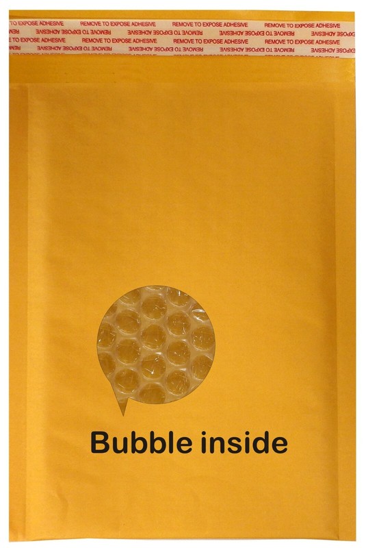 Yens500#0(Inner6x9)Kraft Bubble Mailers Padded Envelopes(Economy Quality-Thinner gallery