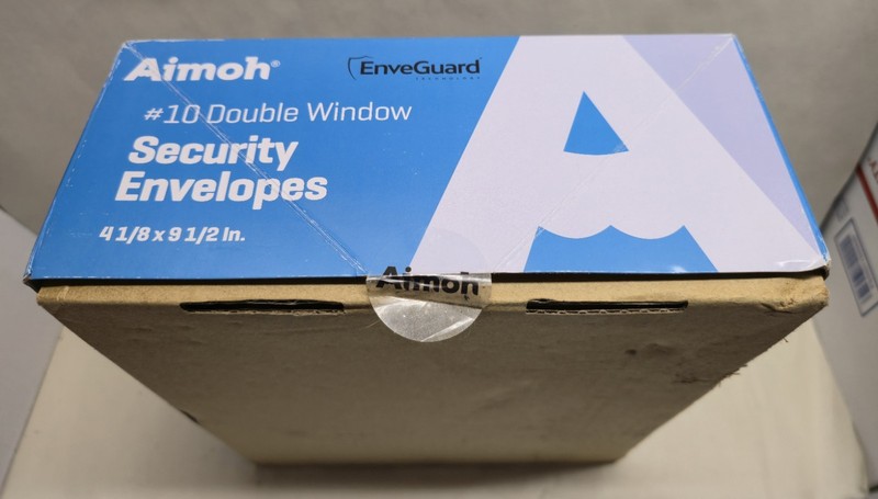 Aimoh 500#10 Single Left Window SELF Seal Security Envelopes - Super Strong Quic gallery