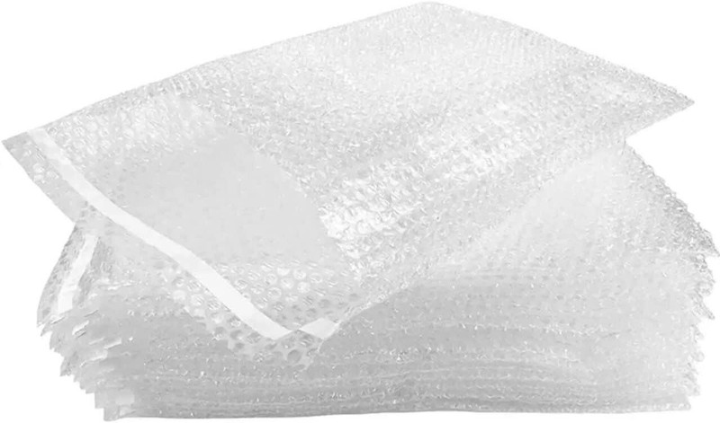250 - 4x5.5 Bubble Out Pouches Bags Wrap Cushioning Self Seal Clear 4" x 5.5" gallery