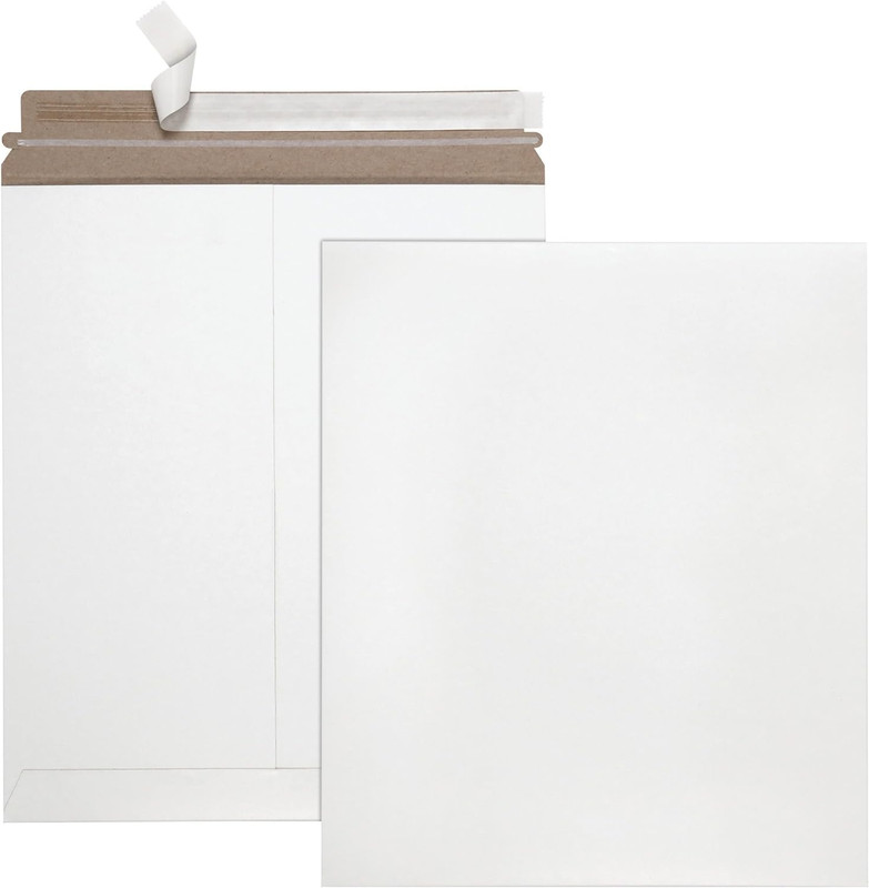 6 X 8 Photo Document Mailers, Redi-Strip Self Seal Closure, Rigid Stay Flat Mail gallery
