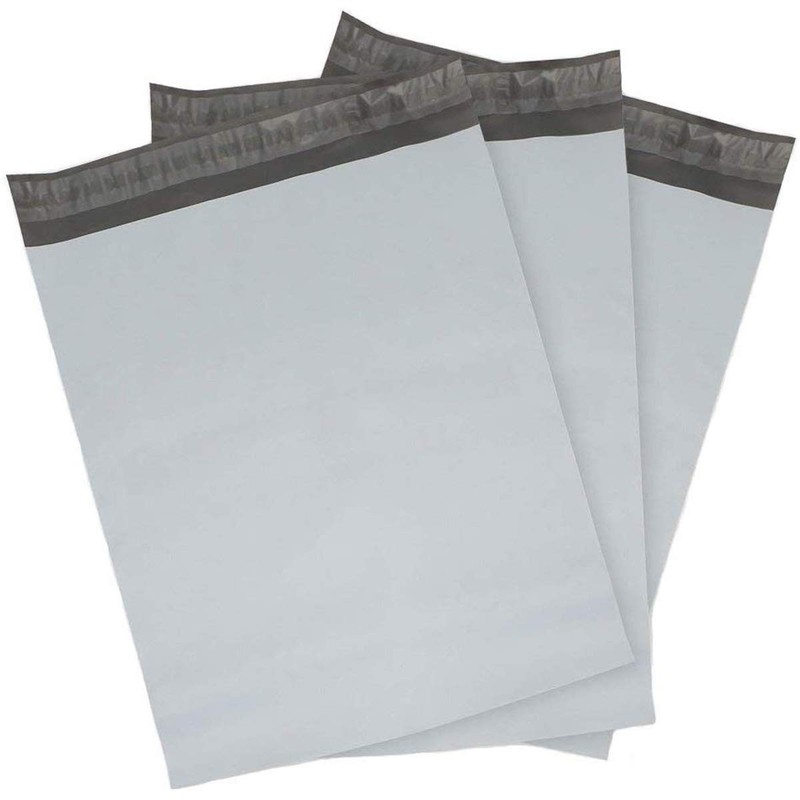 100 PCS White Poly Mailers Shipping Bags Self Sealing 2.5 Mil 10x13 Inch Bag