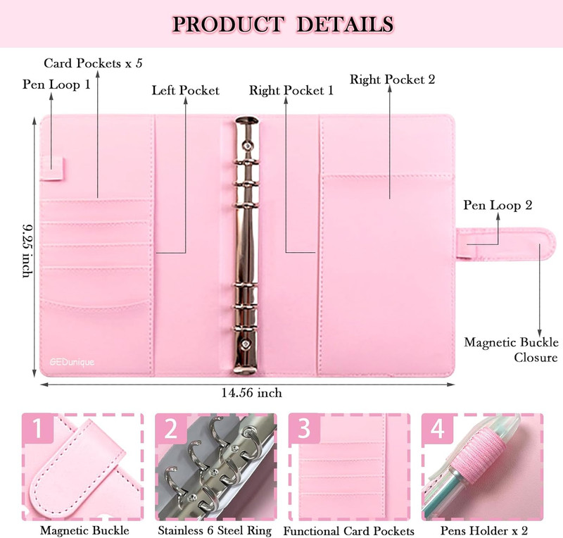 100 Envelope Money Saving Challenge Kit with Binder - Save $5,050 gallery