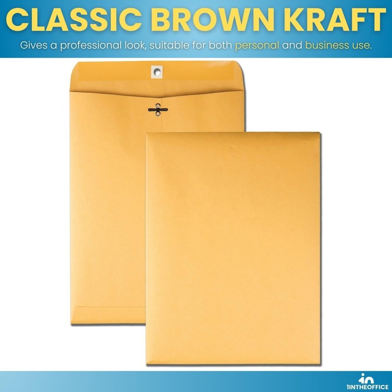 Clasp Envelopes 10X13, Large Mailing Envelopes, Catalog Envelopes, Clasp Closure gallery
