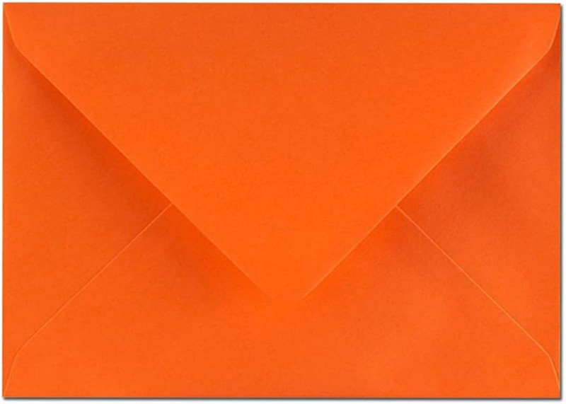 25 X C6 Premium Envelopes 100Gsm 114Mm X 162Mm (Orange)