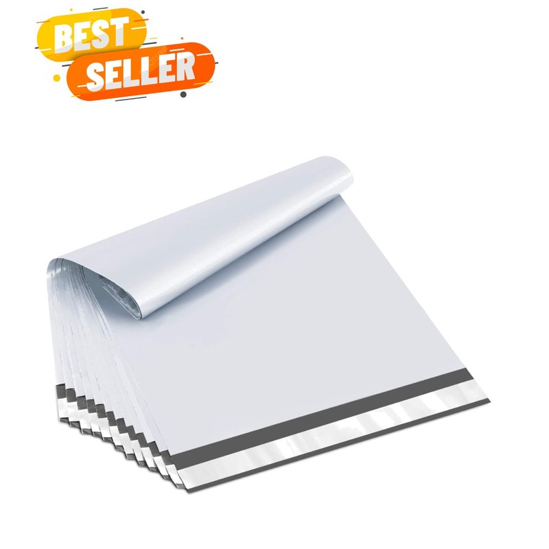 100 Pack Strong Self-Seal 10×13” Opaque Poly Mailers – Perfect for Businesses