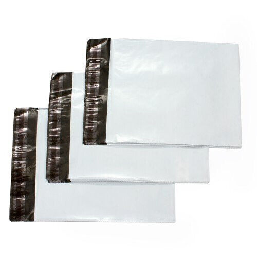 100 pcs 7.5x10" White Poly Mailers Shipping Bags Envelopes Packaging Premium Bag gallery