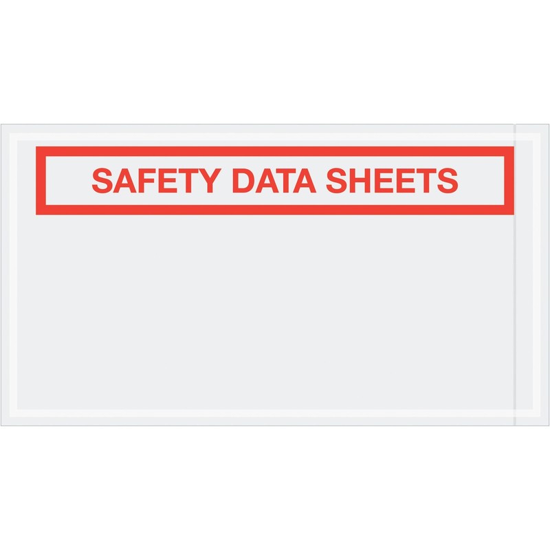 Clear Adhesive Side Loading Document Envelopes”Safety Data Sheets Enclosed”, …