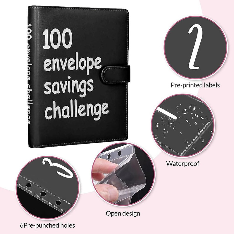 100 Envelopes Money Saving Challenge, 100 Envelope Challenge Binder, Easy and... gallery