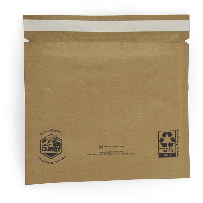 100% Curbside Recyclable Mailer #2, 9.875″ x 9.5″, 30-Pack, 99320