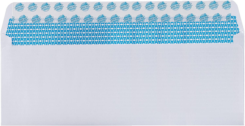 #10 Security Self Seal Envelopes – 100 Qty |No Window, Enveguard, 4⅛ X 9½", Whit gallery