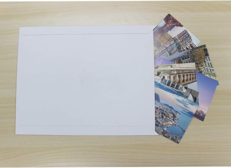 100Pcs 9X12" Self Seal CD/Photo Document Rigid Mailers White Cardboard Envelopes gallery