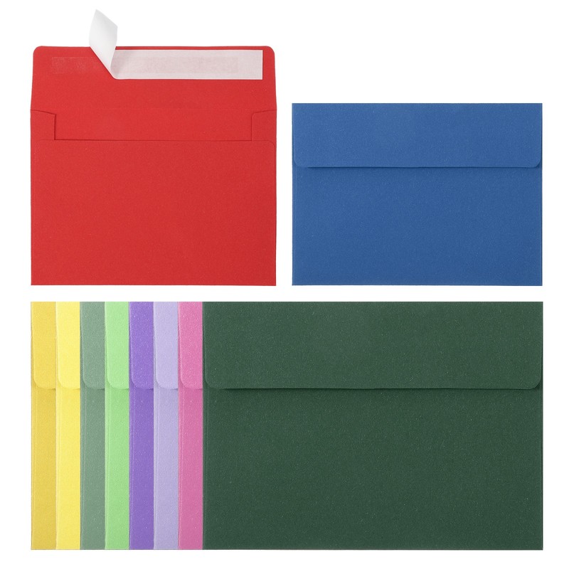 60Pack A2 Envelopes, Multicolored Invitation Envelopes4-3/8″ x 5-3/4″