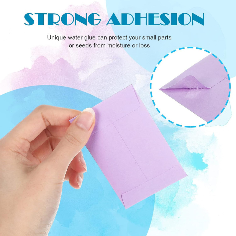 Geyee 500 Pcs Small Coin Seed Envelopes Small Tip Envelopes for Cash Self Adhesi gallery