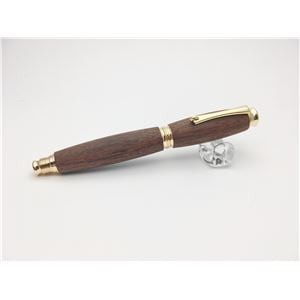 Office168 Walnut Wood Fountain Pen, Made in Japan, Medium Nib gallery