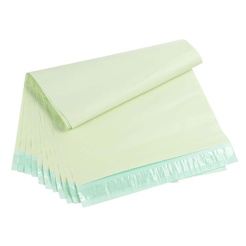 15x12 Inch Poly Mailers, 100 Pcs Shipping Bags for Clothing Light Green