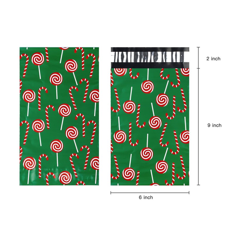 Christmas Poly Mailers Shipping Bags Pretty Thick Self Adhesive Mailing Envel... gallery